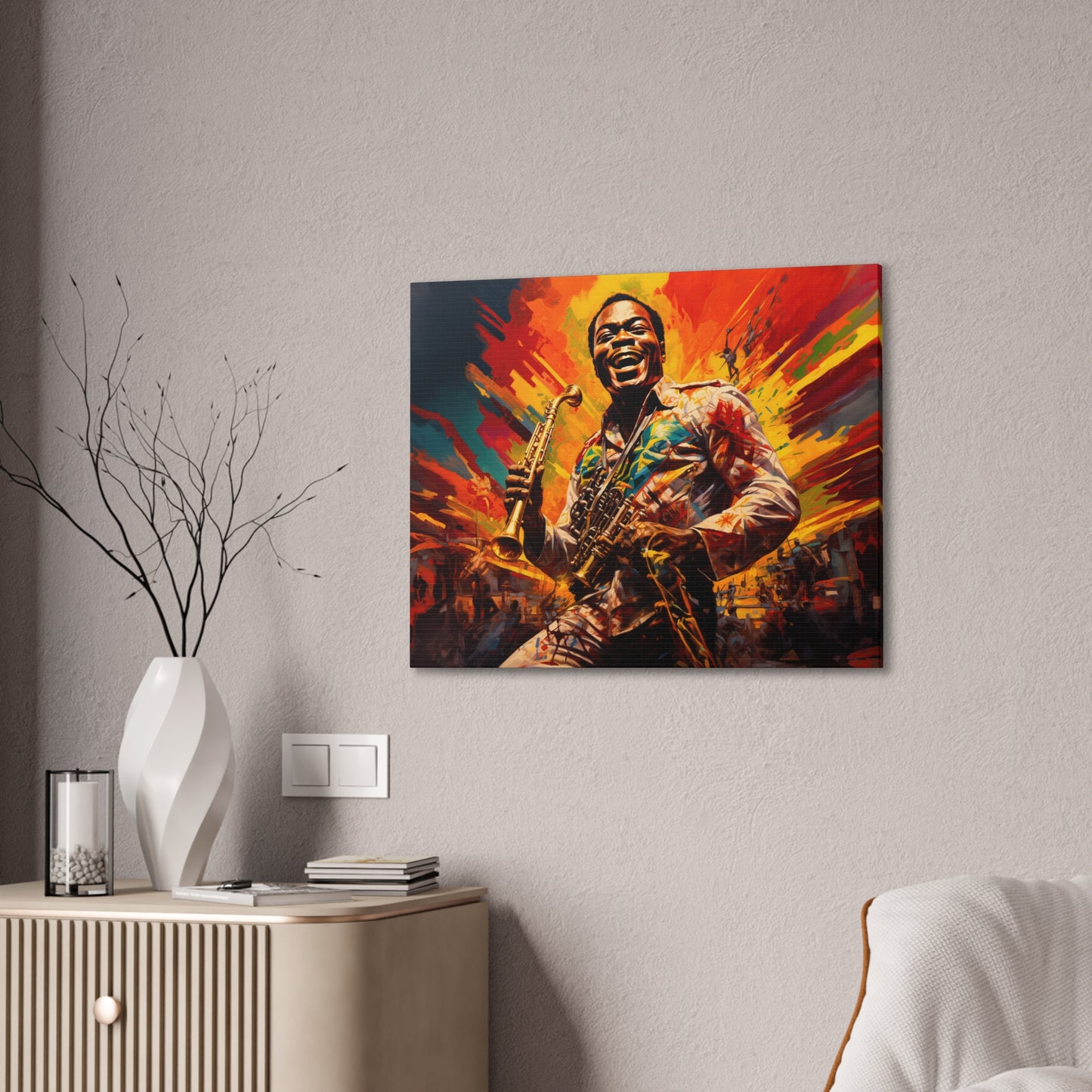 FELA, King of Afrobeat (Canvas Stretched, 0.75")