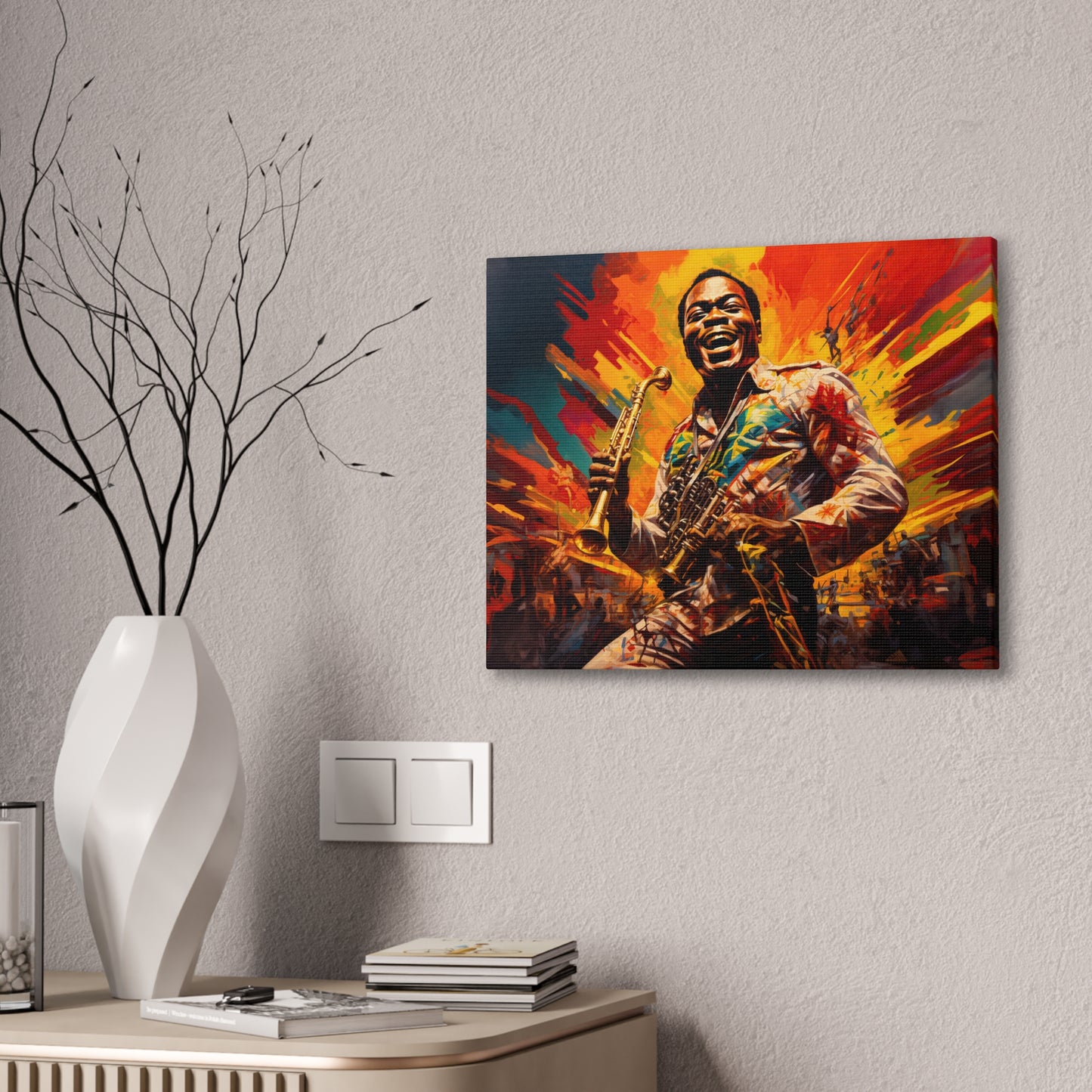 FELA, King of Afrobeat (Canvas Stretched, 0.75")