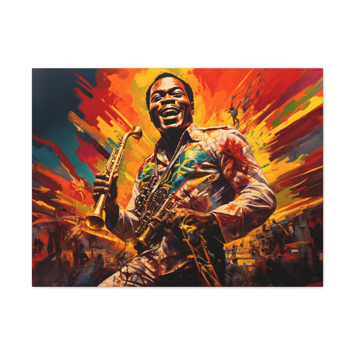 FELA, King of Afrobeat (Canvas Stretched, 0.75")