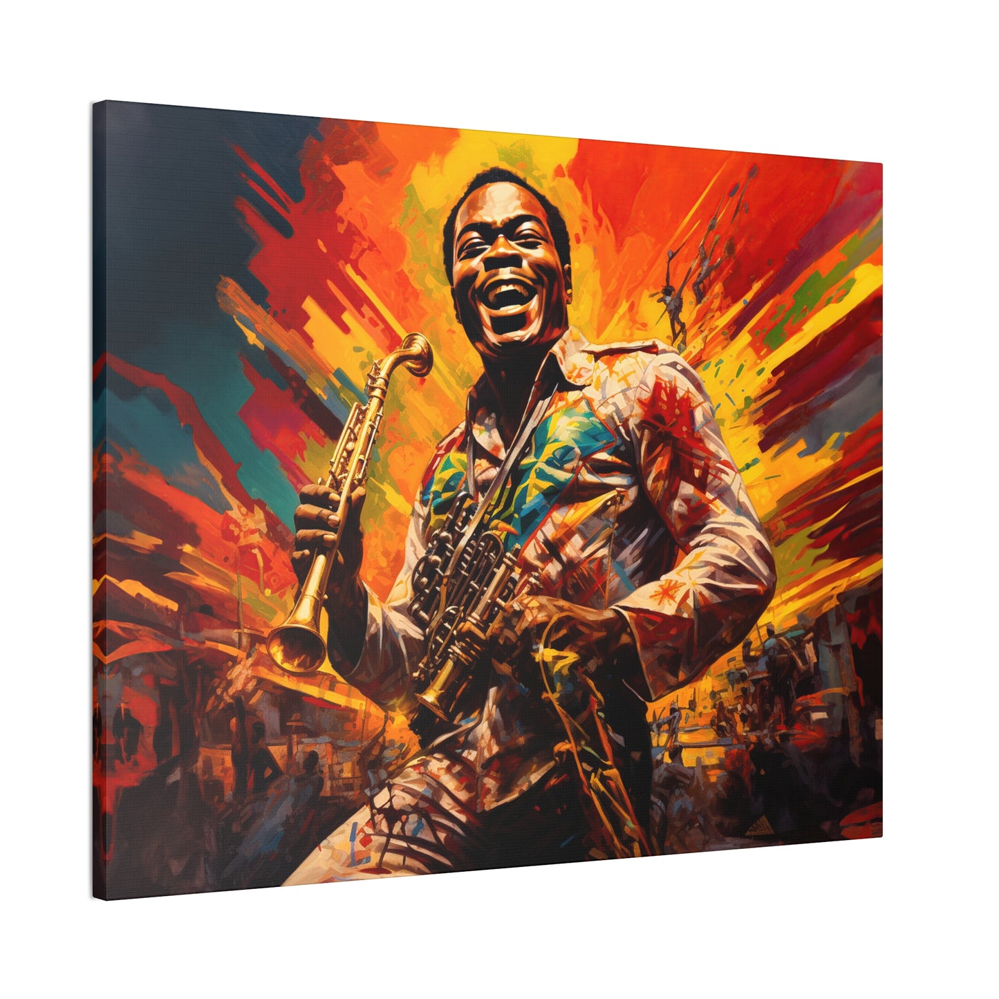 FELA, King of Afrobeat (Canvas Stretched, 0.75")